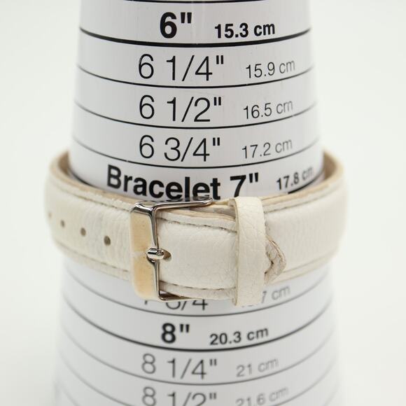 Michael Kors Wren 41mm Chronograph Watch Glitz Iced White Faux Leather MK6159 main image 13